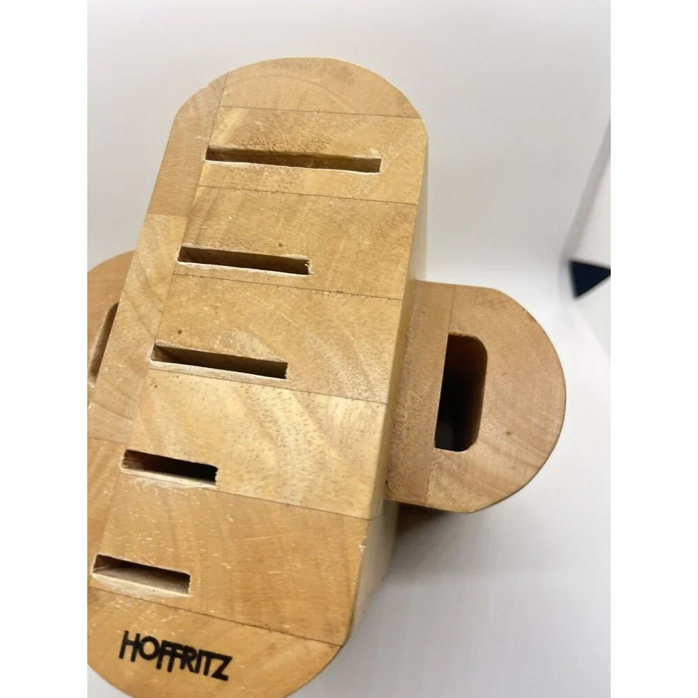 HOFFRITZ KNIFE WOOD BLOCK, Knive Organizer